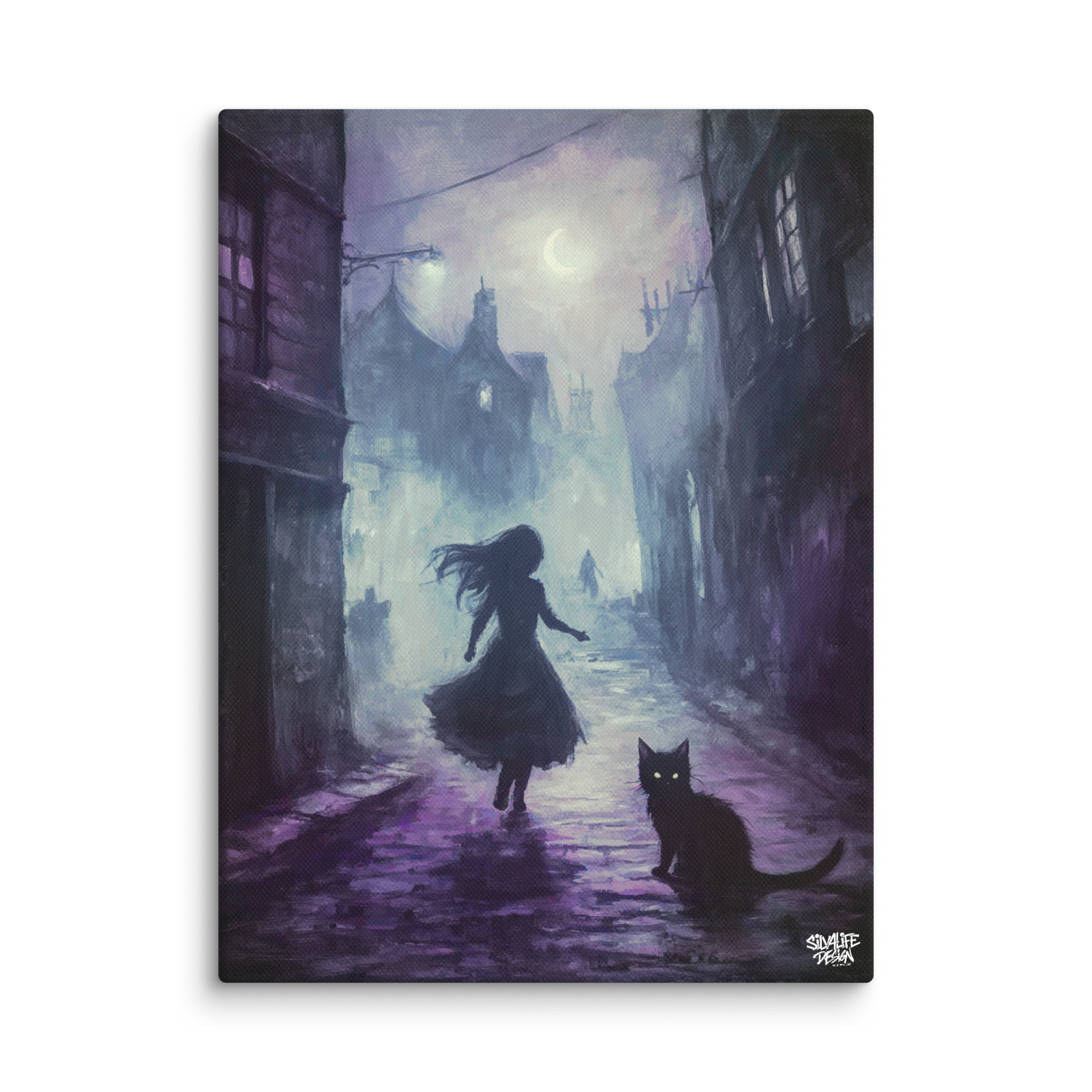 "The Cat's Lullaby" - Leinwand