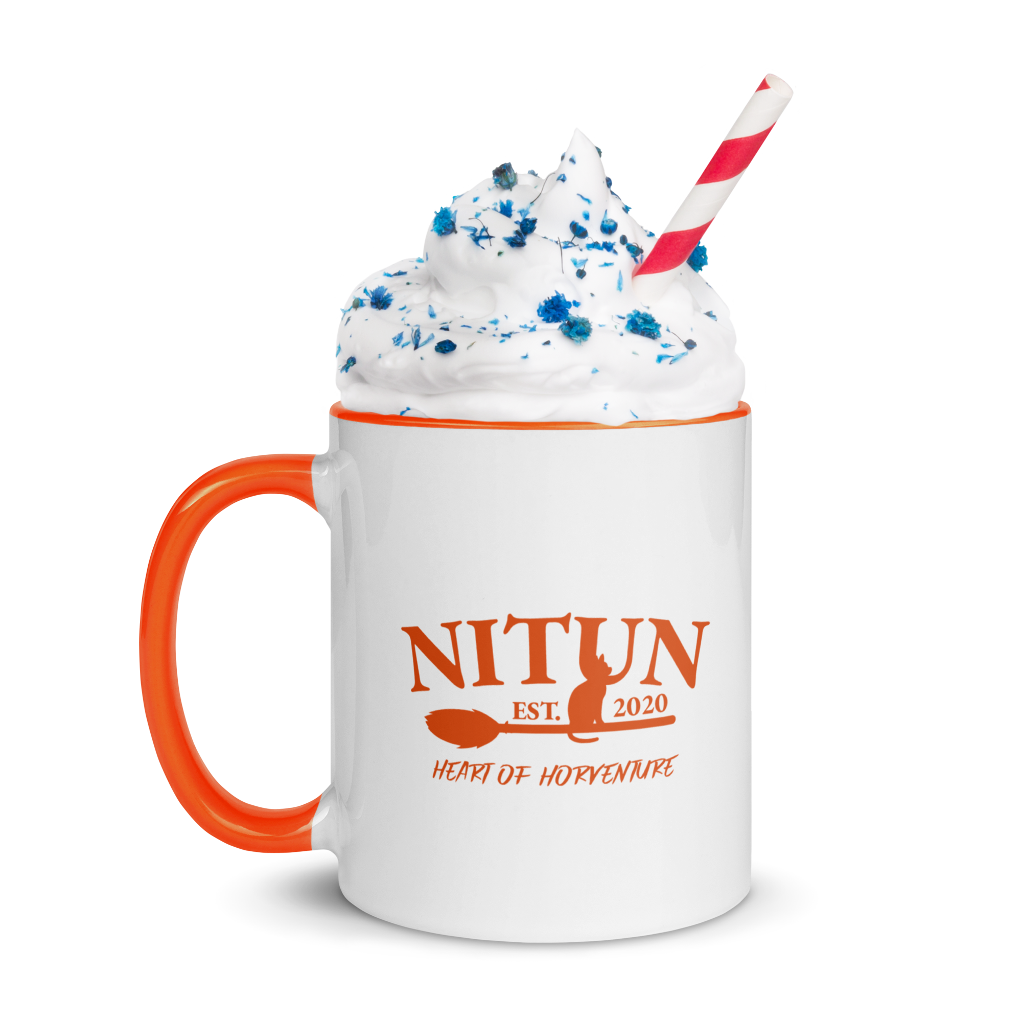 Nitun City - Tasse mit Orangener Innenseite